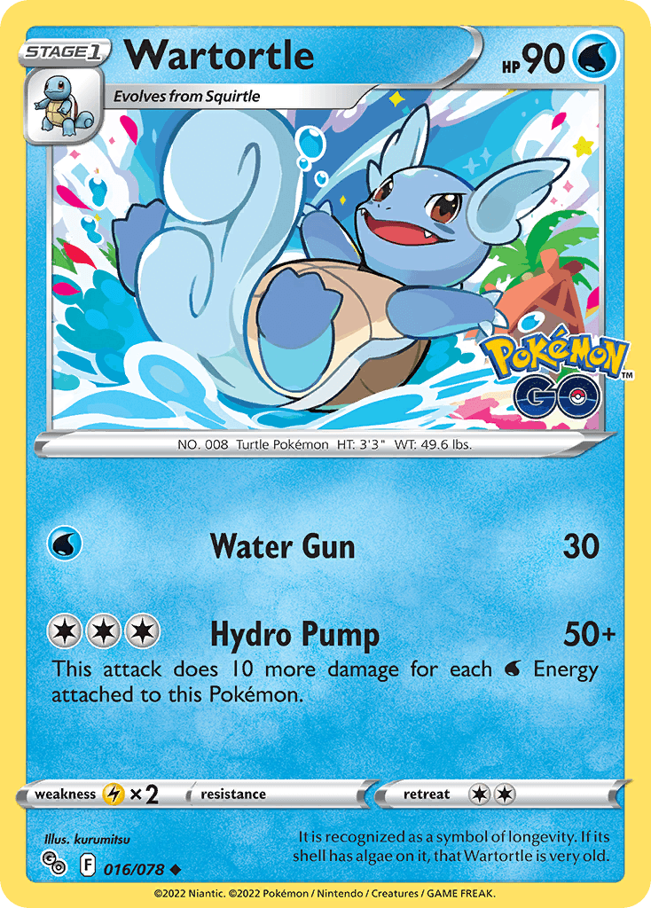 Wartortle Pokémon GO