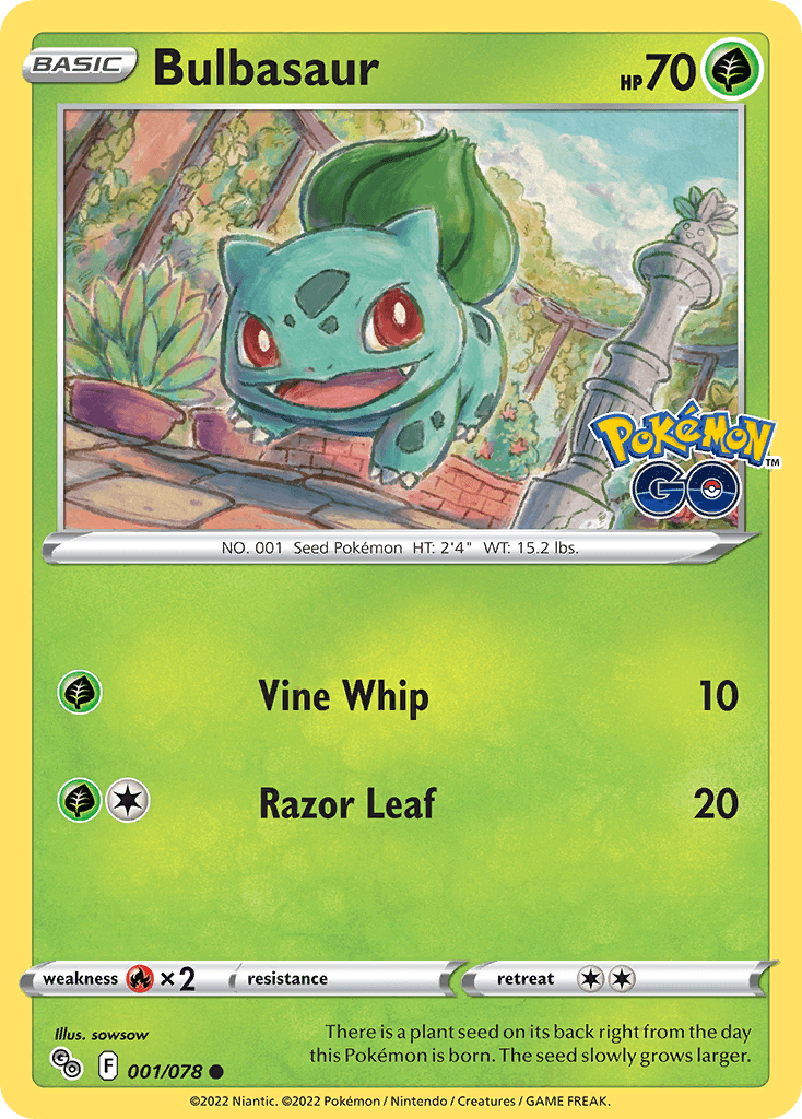 Bulbasaur Pokémon GO