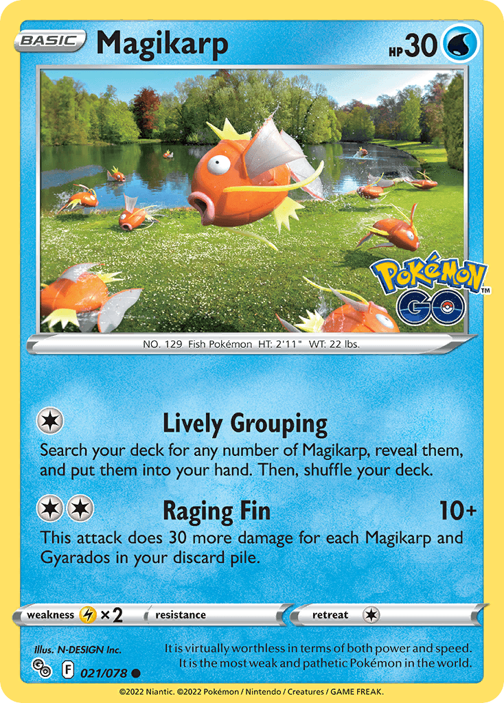 Magikarp Pokémon GO