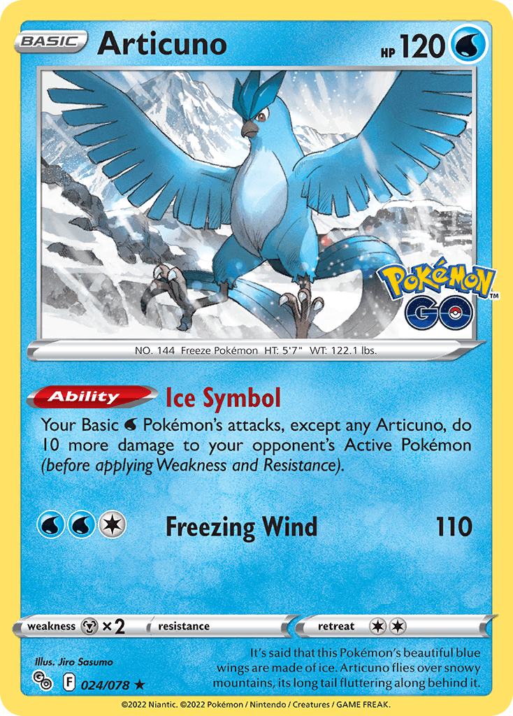 Articuno Pokémon GO