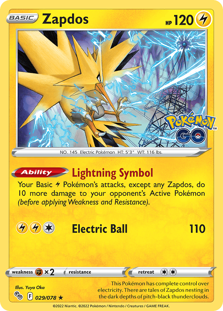 Zapdos Pokémon GO
