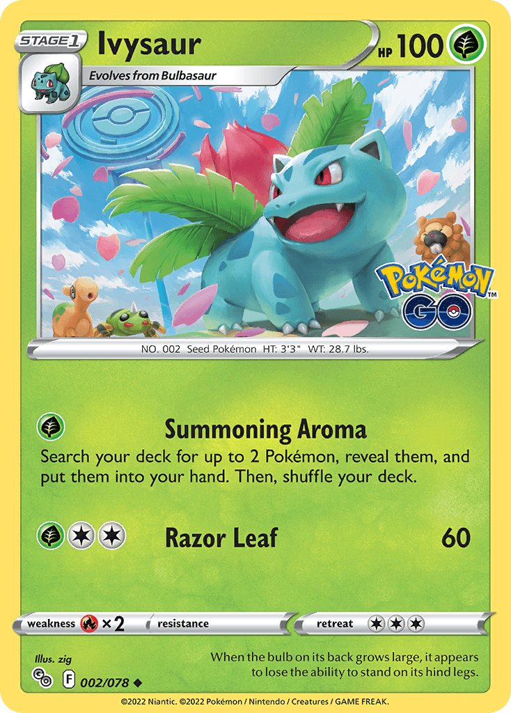 Ivysaur Pokémon GO