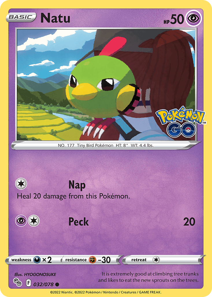 Natu Pokémon GO