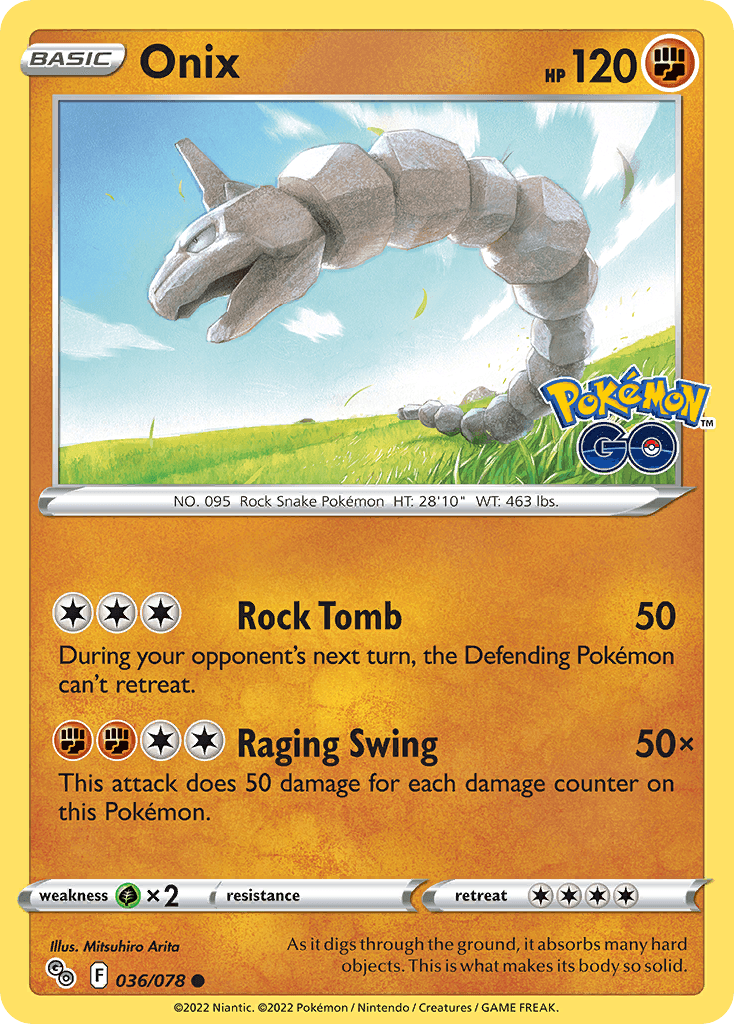 Onix Pokémon GO