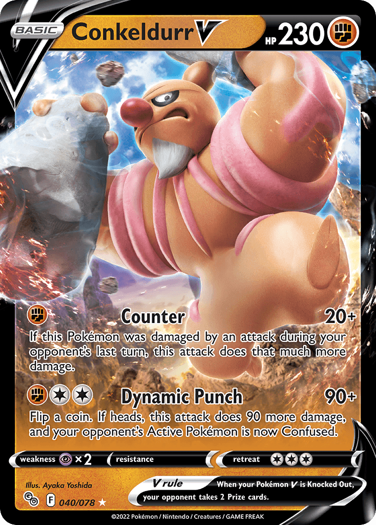 Conkeldurr V Pokémon GO
