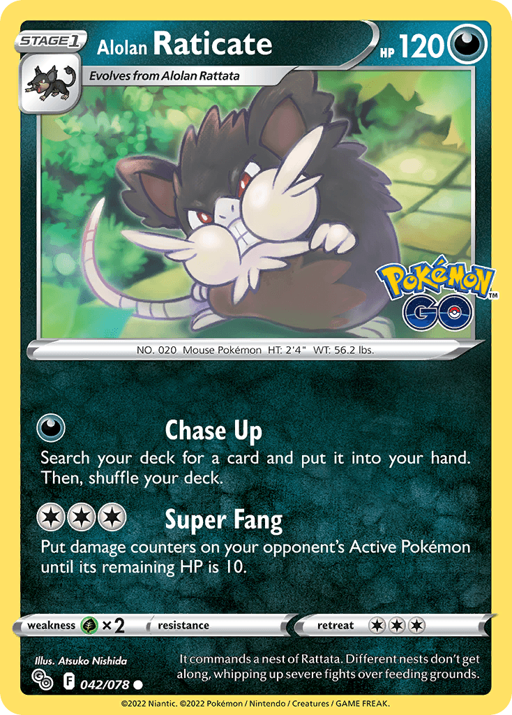 Alolan Raticate Pokémon GO