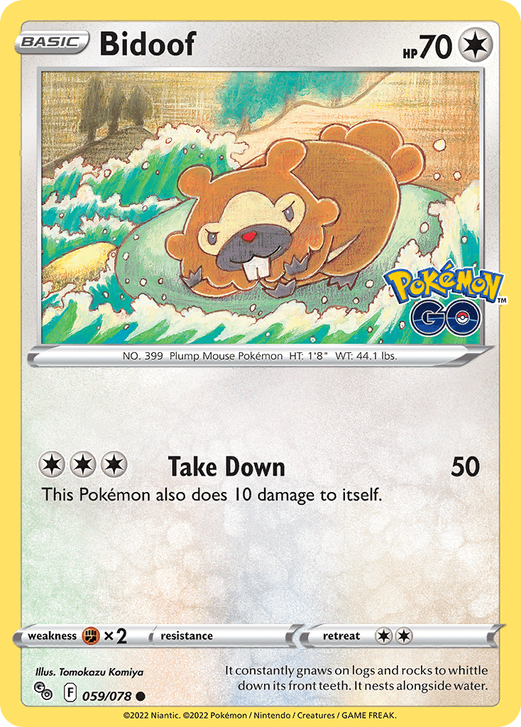 Bidoof Pokémon GO