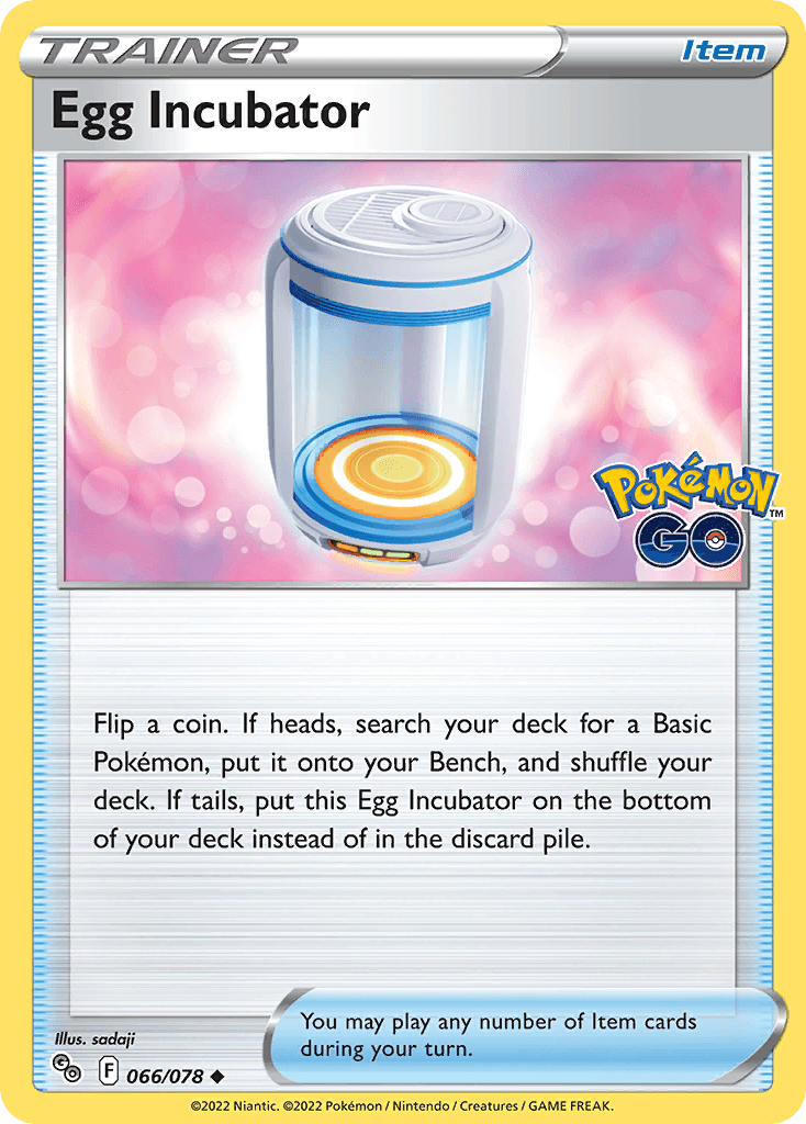 Egg Incubator Pokémon GO