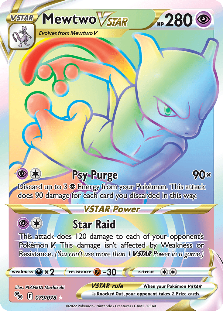 Mewtwo VSTAR Pokémon GO