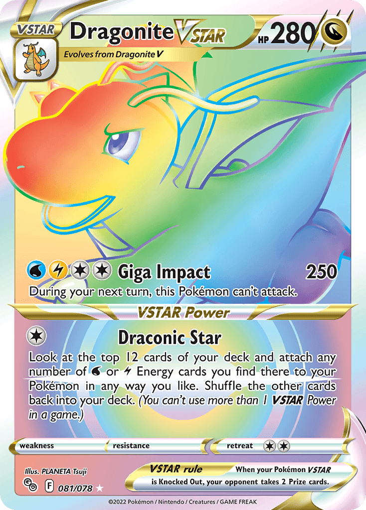 Dragonite VSTAR Pokémon GO