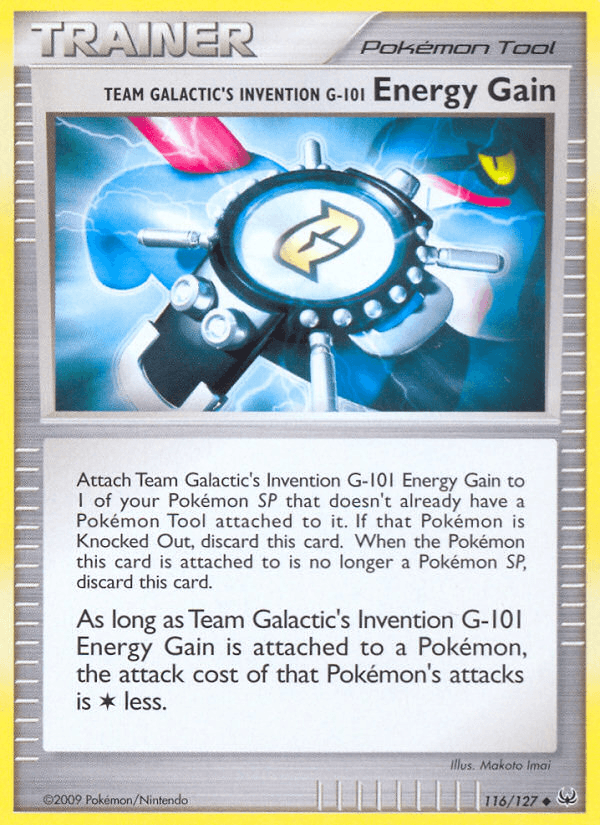 Team Galactic's Invention G-101 Energy Gain Platinum