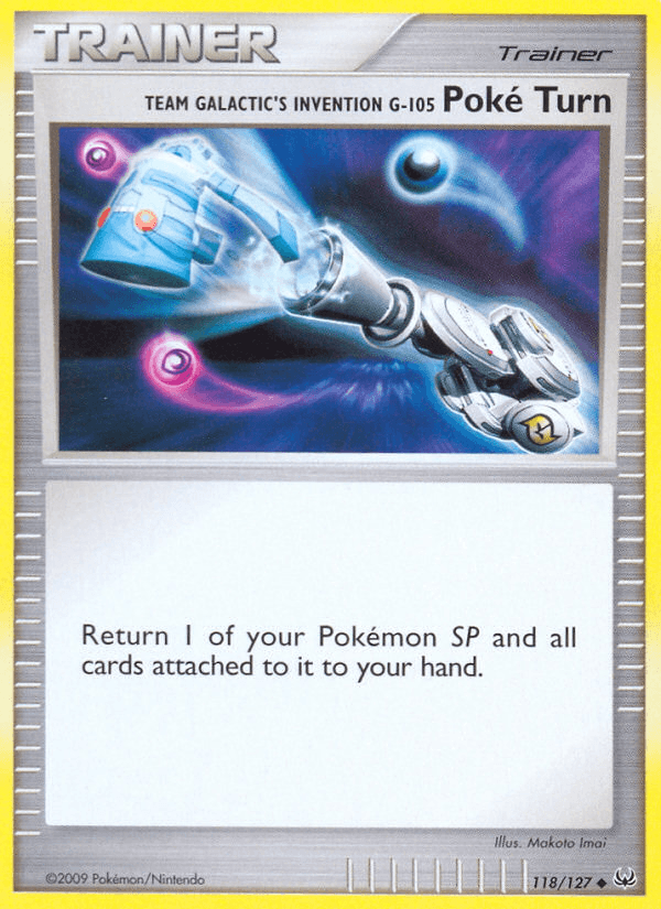 Team Galactic's Invention G-105 Poké Turn Platinum