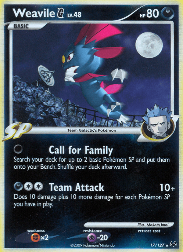 Weavile G Platinum
