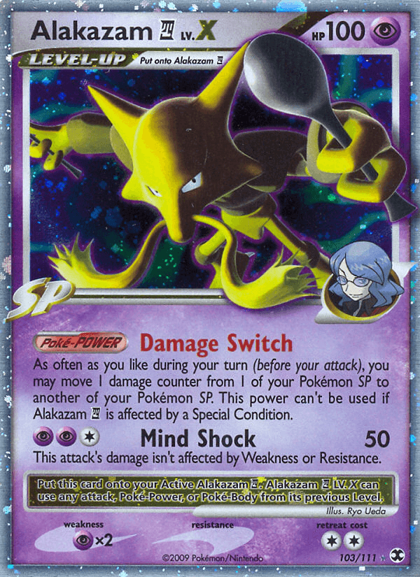 Alakazam E4 LV.X Rising Rivals