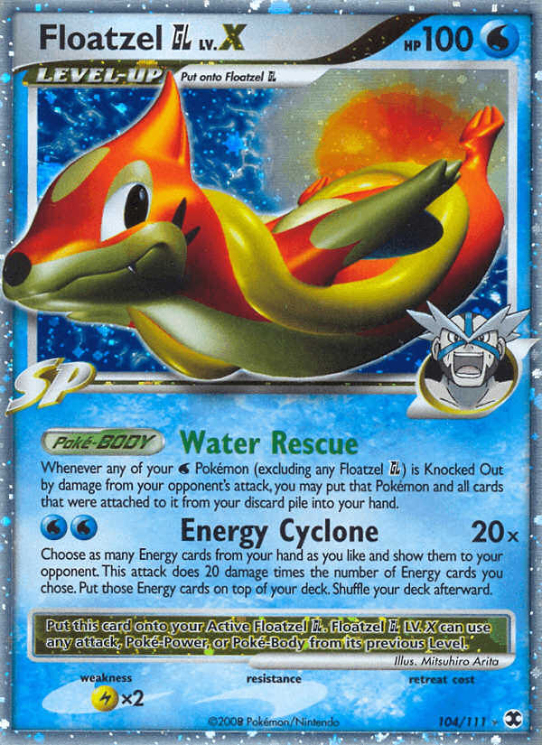 Floatzel GL LV.X Rising Rivals