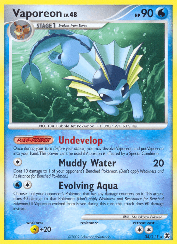 Vaporeon Rising Rivals