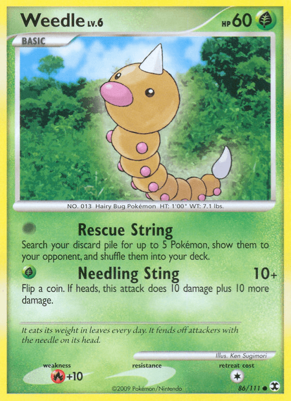 Weedle Rising Rivals