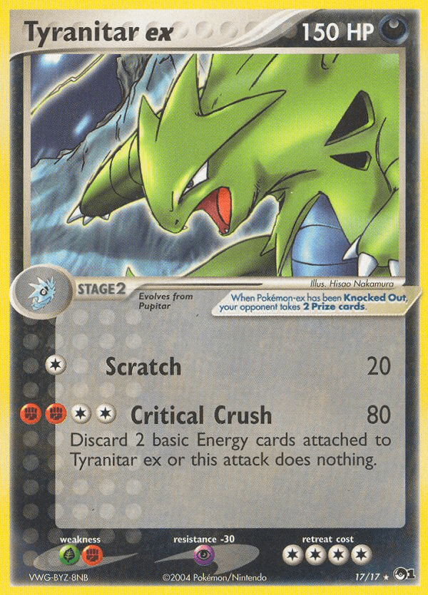 Tyranitar ex POP Series 1