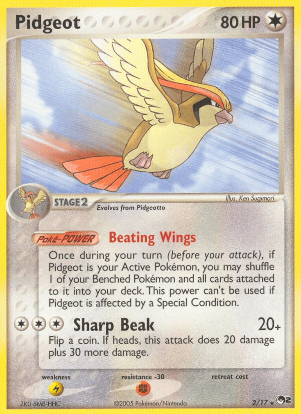 Pidgeot POP Series 2