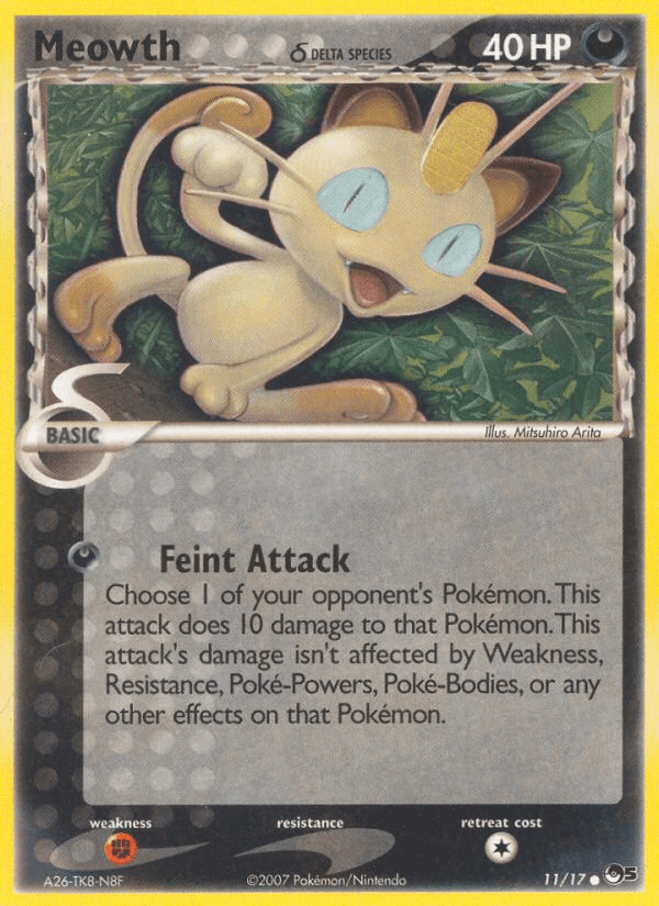 Meowth δ POP Series 5