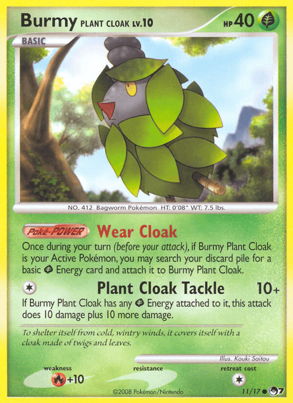 Burmy Plant Cloak POP Series 7