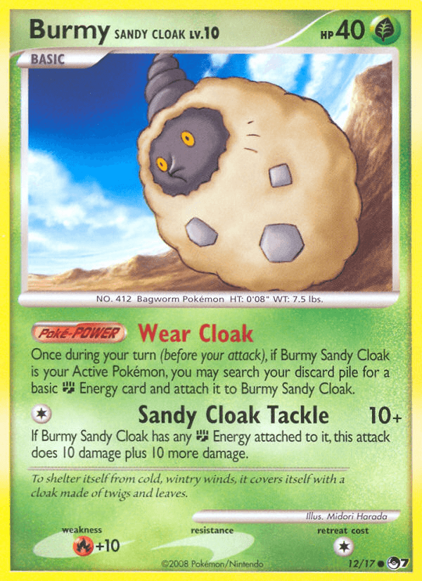 Burmy Sandy Cloak POP Series 7