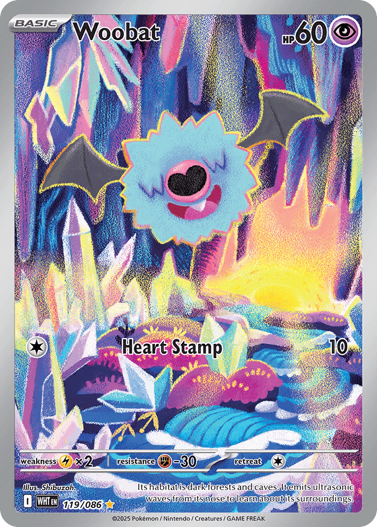 Woobat White Flare