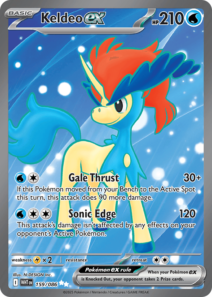 Keldeo ex White Flare