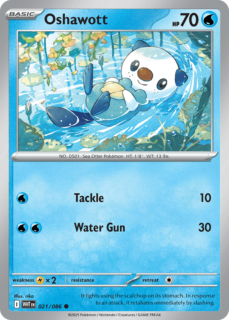 Oshawott White Flare