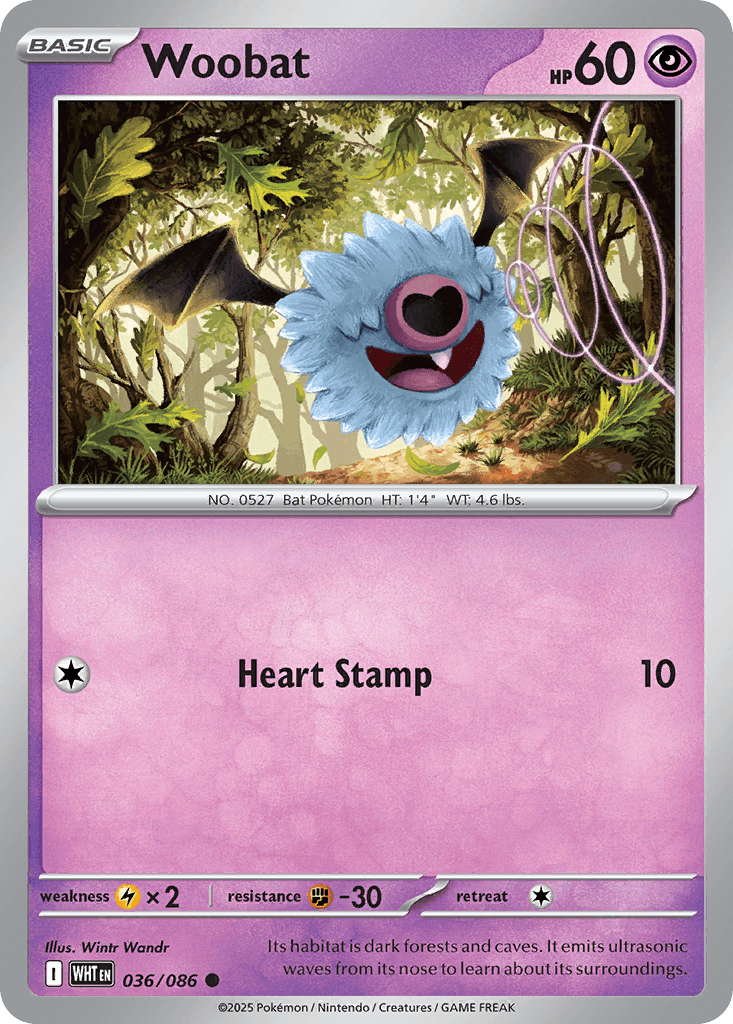 Woobat White Flare