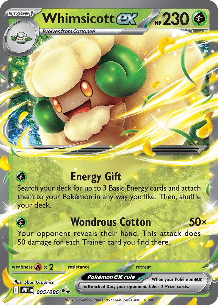 Whimsicott ex White Flare