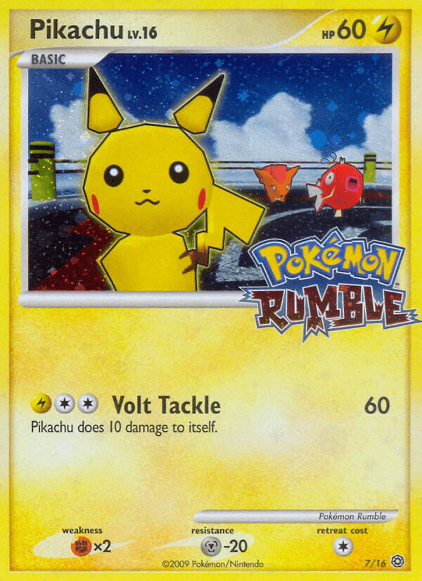 Pikachu Pokémon Rumble
