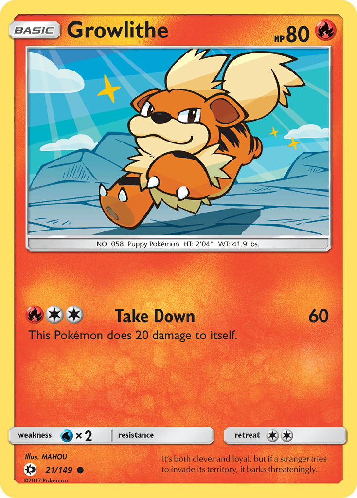Growlithe Sun & Moon