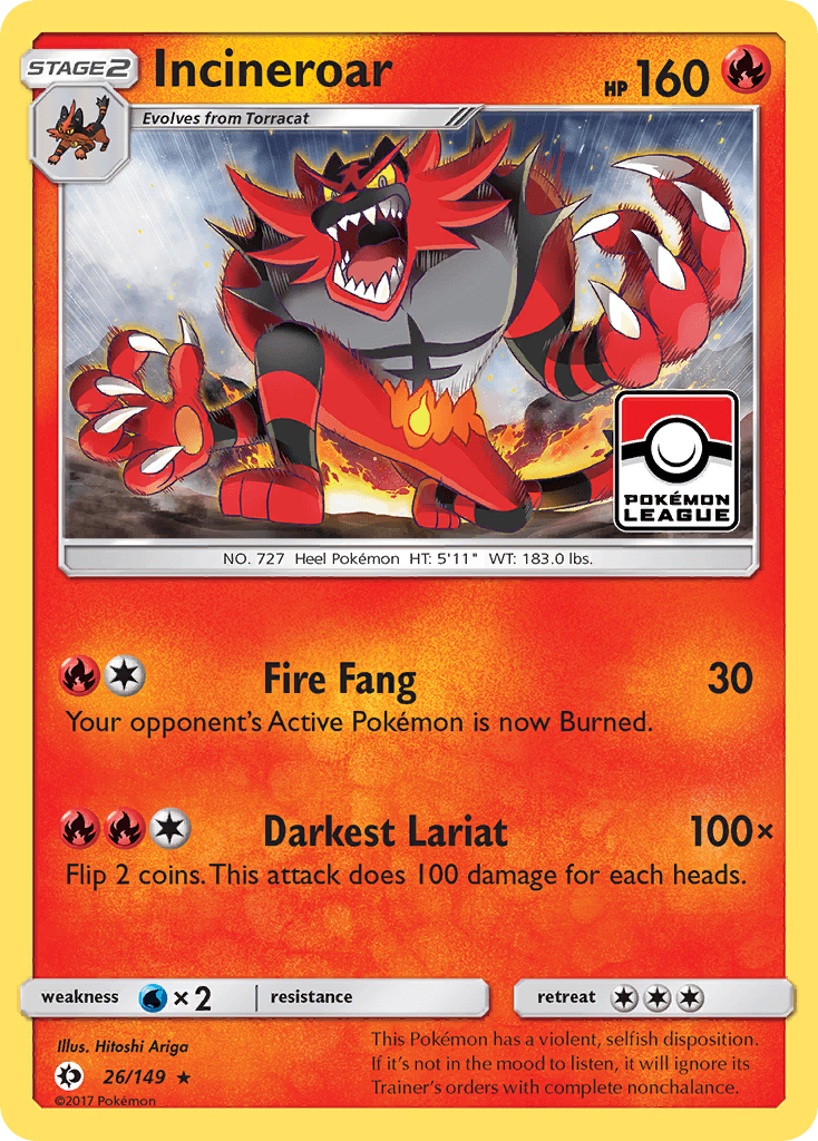 Incineroar Sun & Moon