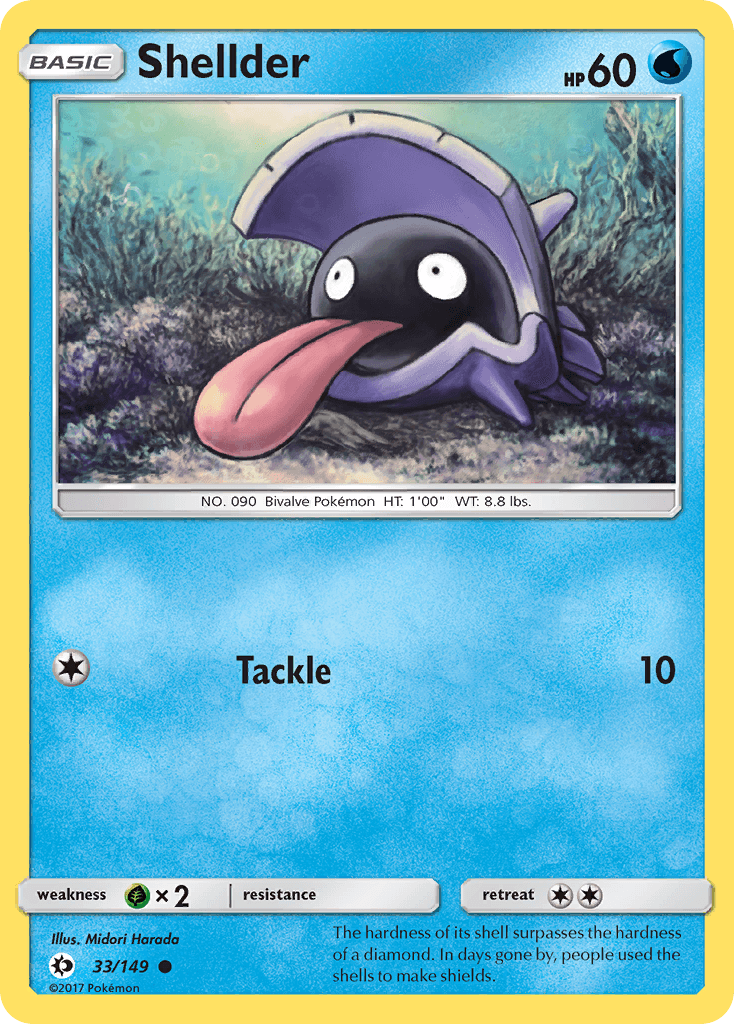 Shellder Sun & Moon