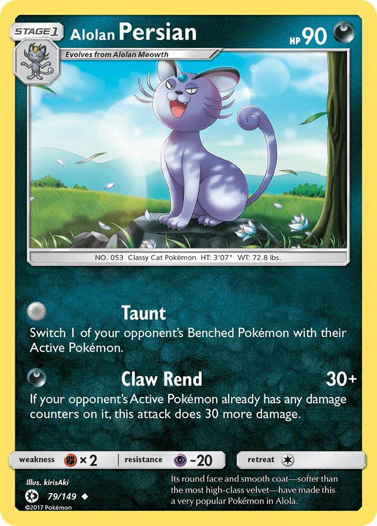 Alolan Persian Sun & Moon
