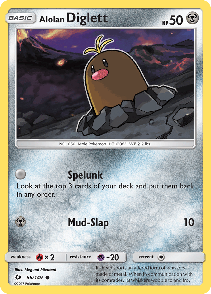 Alolan Diglett Sun & Moon
