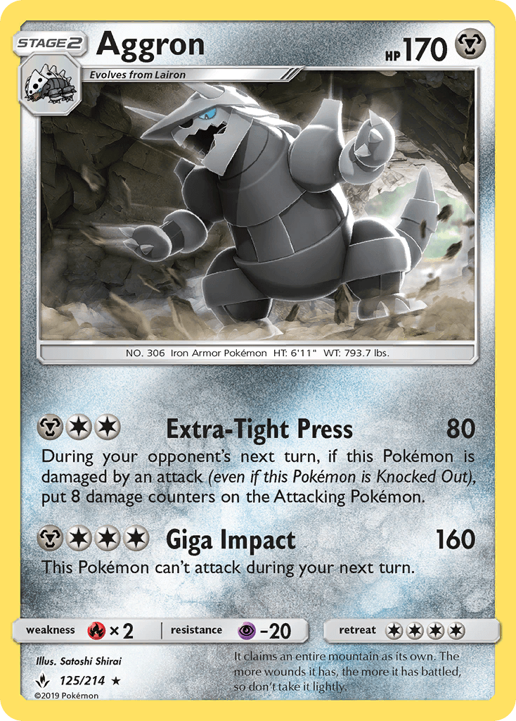 Aggron Unbroken Bonds