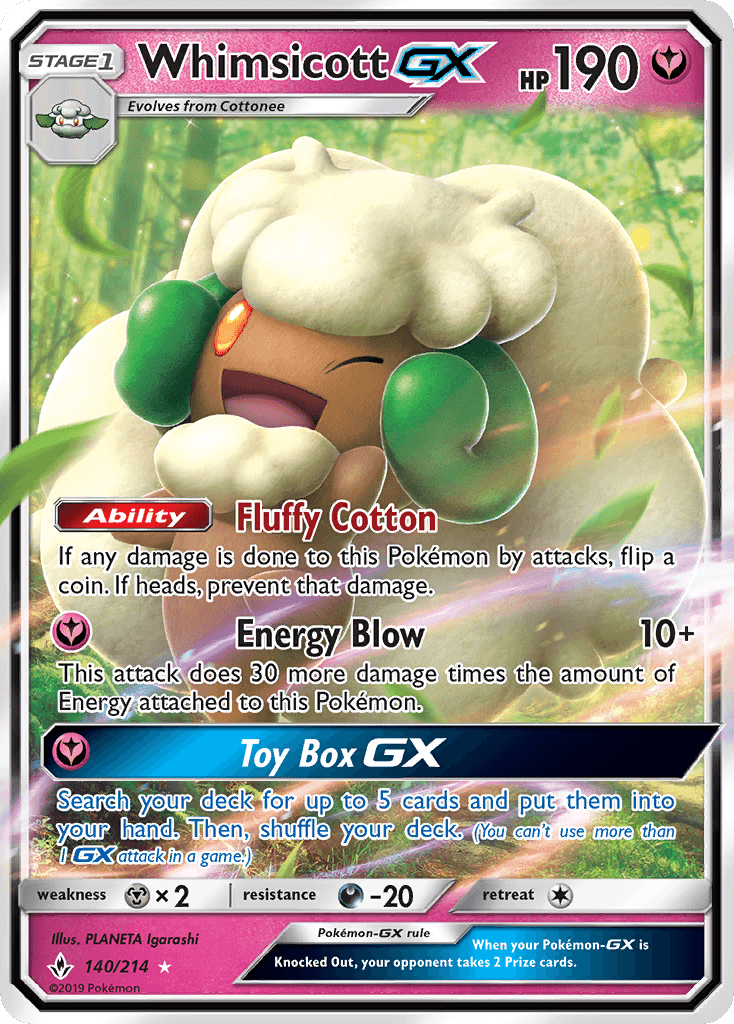 Whimsicott-GX Unbroken Bonds