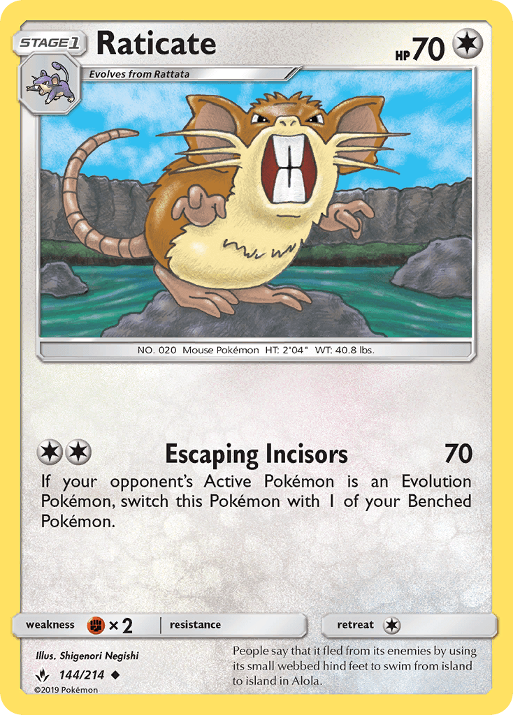 Raticate Unbroken Bonds
