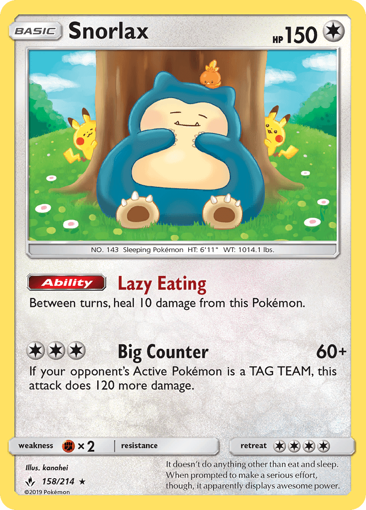 Snorlax Unbroken Bonds