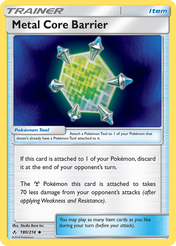 Metal Core Barrier Unbroken Bonds