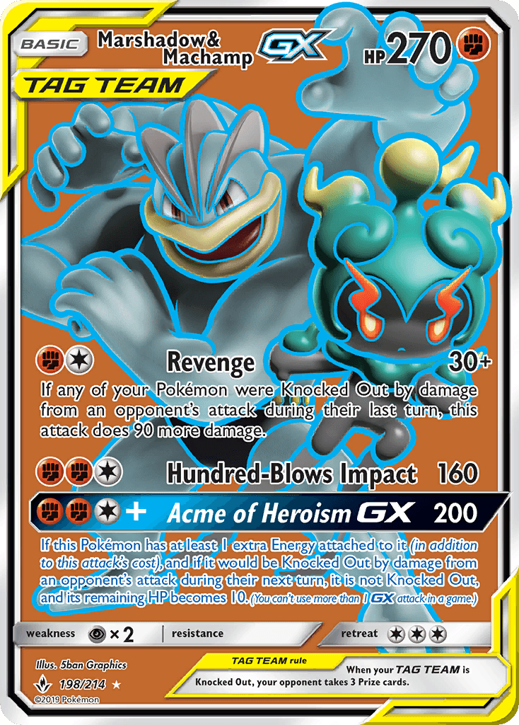 Marshadow & Machamp-GX Unbroken Bonds