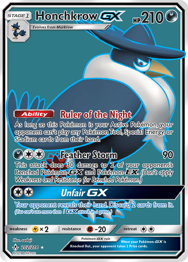 Honchkrow-GX Unbroken Bonds