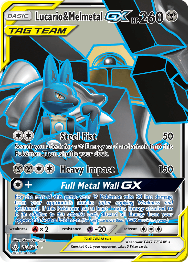 Lucario & Melmetal-GX Unbroken Bonds