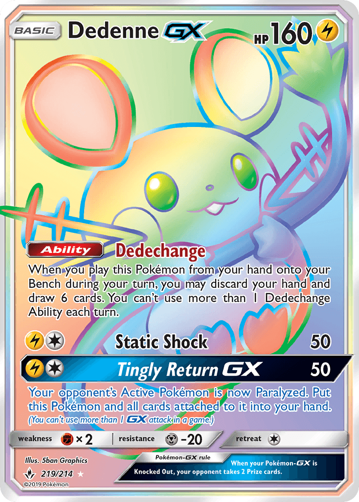 Dedenne-GX Unbroken Bonds