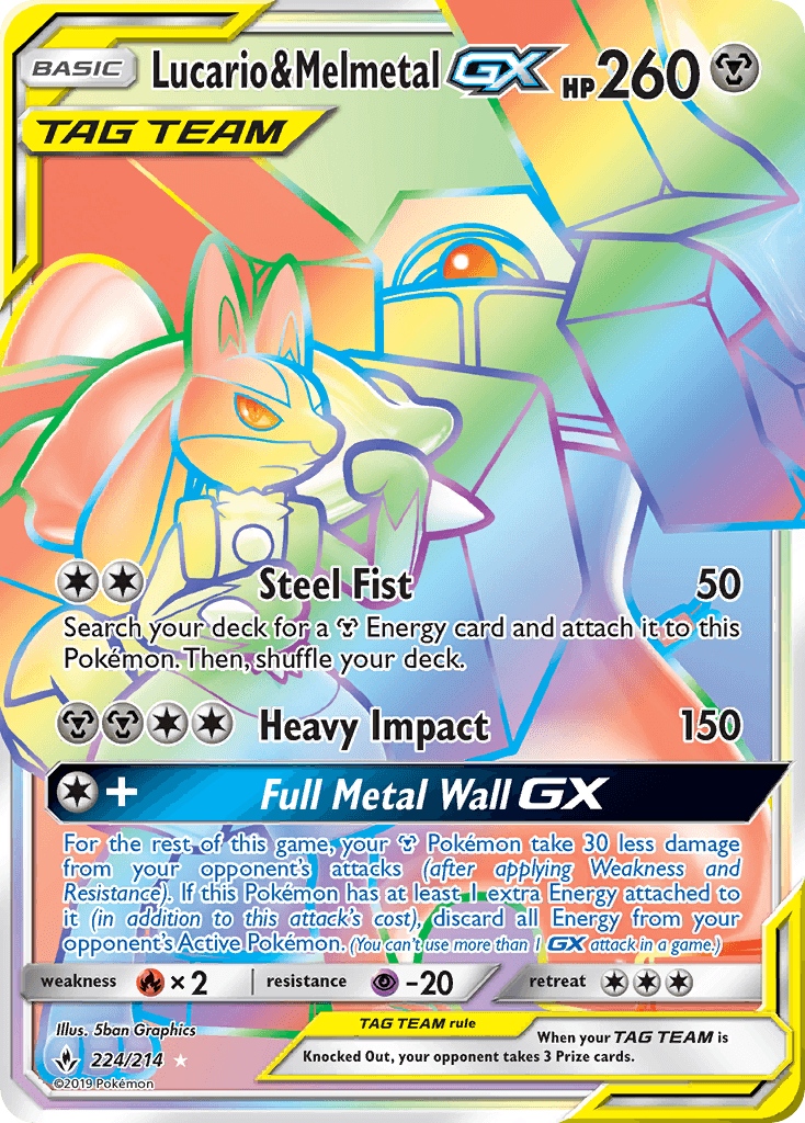 Lucario & Melmetal-GX Unbroken Bonds