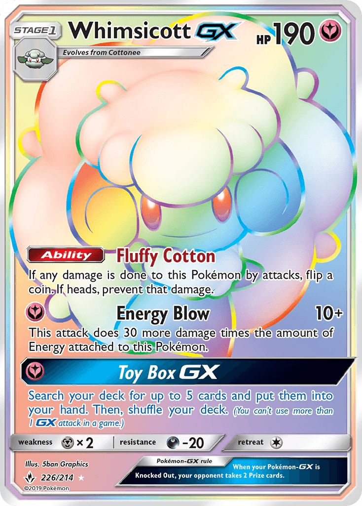 Whimsicott-GX Unbroken Bonds