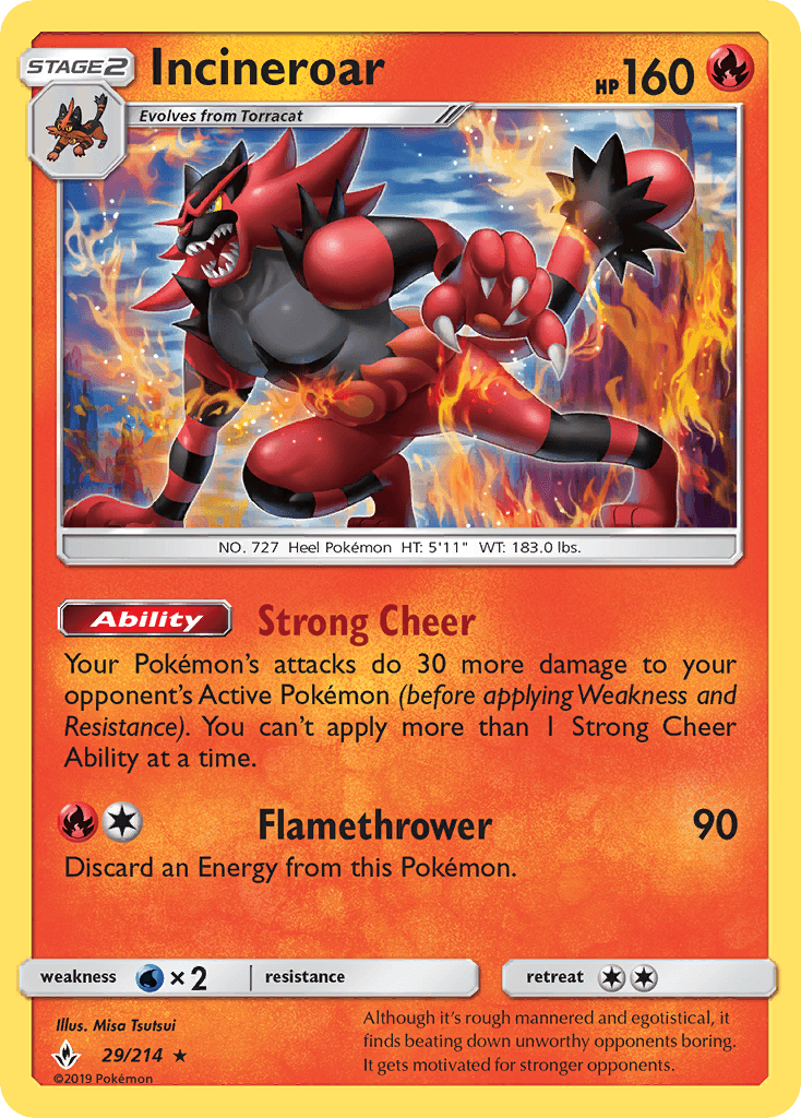 Incineroar Unbroken Bonds