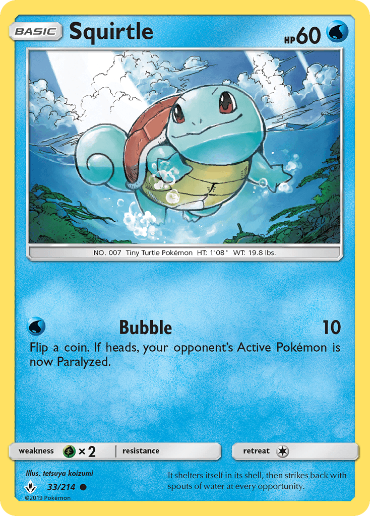 Squirtle Unbroken Bonds
